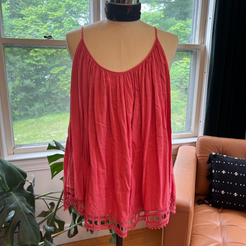 *PLUS SIZE* Cotton Swing Top